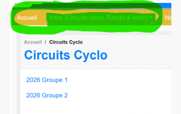 Circuits 2026 Gr1, Gr2 et Gr3 dispo