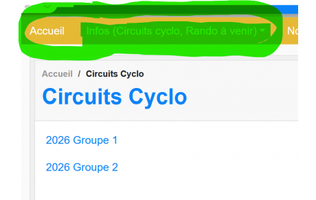 Circuits 2026 Gr1, Gr2 et Gr3 dispo